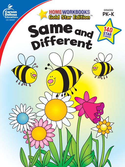 Title details for Same and Different, Grades PK--K by Carson Dellosa Education - Available